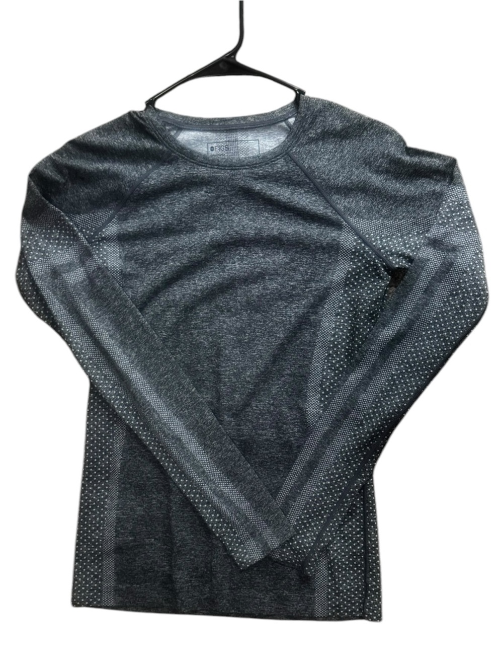 🩶FIGS Seamless Salta Top Small Dark Grey Great Condition Scrub Top 🩶